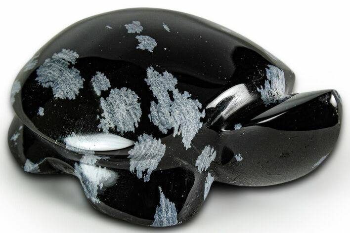Polished Snowflake Obsidian Turtle - California #331615